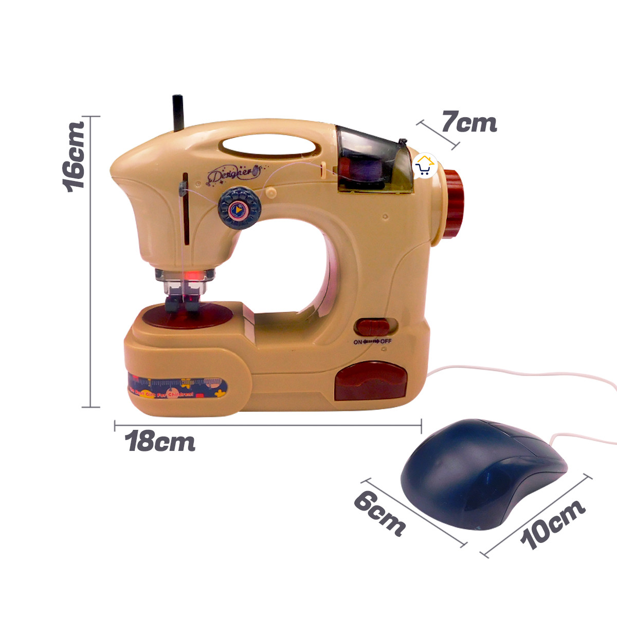 Miniatura 2 de Maquina De Coser Electrica Luz 6706A